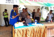 Polres Mesuji Adakan Cek Kesehatan Gratis Bagi Pengguna JTTS