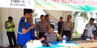 Polres Mesuji Adakan Cek Kesehatan Gratis Bagi Pengguna JTTS