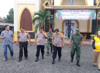 Menjelang Perayaan Natal, Kapolres Mesuji Bersama Bupati Mesuji Serta Dandim 0426/Tuba Pantau Gereja
