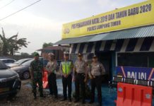 Koramil Jajaran Kodim 0429/Lamtim Laksanakan Pengamanan Natal Dan Pantau Arus Lalin