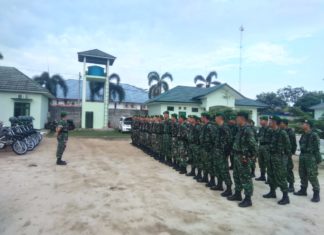 Sebanyak 1 SST di Siagakan Kodim 0429/Lamtim Dalam Pengamanan Nataru 2019-2020.