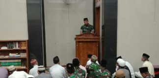Komandan Kodim 0735/Surakarta Intruksikan Anggotanya Sholat Subuh Berjamaah