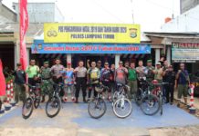 Dandim 0429/Lamtim  Patroli Bersepeda Dalam Rangka Siaga Pengamanan Nataru