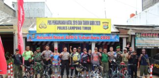 Dandim 0429/Lamtim Patroli Bersepeda Dalam Rangka Siaga Pengamanan Nataru