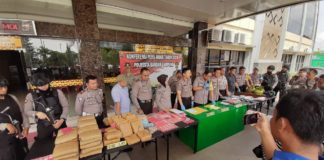 Polresta Bandar Lampung Gelar Konferensi Pers Akhir Tahun 2019