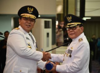 Saply TH Resmi Dilantik Jadi Bupati Mesuji