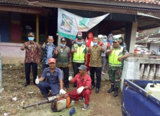 Koramil 12/Batanghari Dampingi Kegiatan Fogging, Cegah Wabah Demam Berdarah