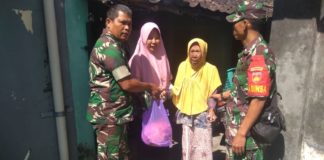 Sertu Widada : Berbagi Bukan Seberapa Besarnya Harga dan Nilai Yang di Beri, Melainkan Nilai Terbesar ialah Ketulusan dan Keikhlasan