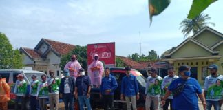 DPD Nasdem Hadir di Tengah Masyarakat, Lakukan Penyemprotan Disinfektan Guna Cegah Penyebaran Virus Corona