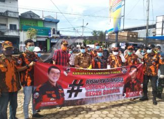 Ketua PimCab PP Lamtim ; “Kita Bersama-sama Perangi Virus Dengan Selalu Jaga Kebersihan”