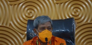 Bupati Lampung Tengah Loekman Djoyosoemarto Menggelar Rapat Darurat Dengan Unsur Forkopimda Setempat dan Unsur Gugus Tugas  Penanganan Covid 19