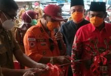 Bupati dan Ketua DPRD Lamteng Resmikan Ruang Isolasi Covid-19