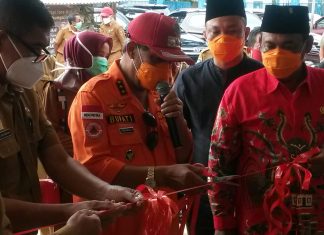 Bupati dan Ketua DPRD Lamteng Resmikan Ruang Isolasi Covid-19