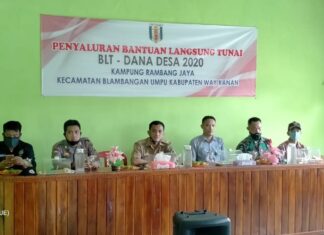 Warga Senang! Kakam Rembang Jaya Salurkan BLT Dana Desa Dua Bulan Sekaligus.!