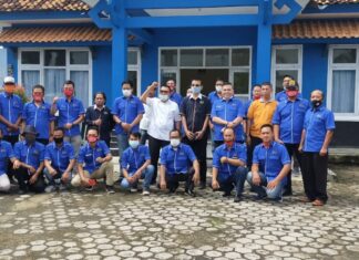 PWI Cabang Lampung Bertandang ke PWI Lamtim Dalam Rangka Silaturahmi Safari Jurnalis New Normal