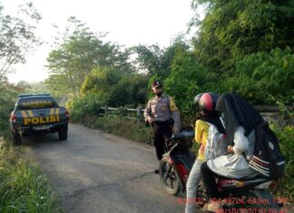 Antisipasi Kejahatan, Polsek Blambangan Umpu Patroli Rawan Kriminalitas