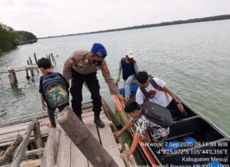 DIREKTORAT POLAIRUD POLDA LAMPUNG PEDULI PENDIDIKAN