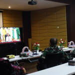 Pjs. Bupati Lampung Tengah Bersama Unsur Forkopimda Ikuti Rapat Kordinasi Bersama Kemendagri Tito Karnavian