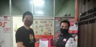 KPU WAY KANAN TERIMA LAPORAN SUMBANGAN DANA KAMPANYE