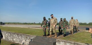 Dandim 0427/Way Kanan Sambut Kunjungan Kerja Delegasi Deputy Commanding USARPAC di Lanud Ad Gatot Soebroto