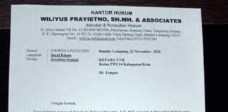 Alzier Akhirnya Meminta Maaf Kepada PWI Lampung