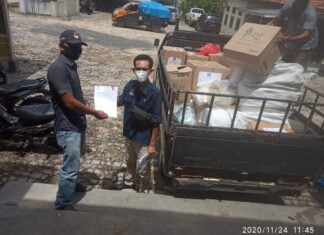 KPU Way Kanan Distribusikan APD