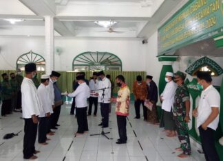 Sekda Way Kanan Kukuhkan Pimpinan Cabang DMI Se-Kabupaten Way Kanan