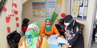 Tim Penilai Kesatuan Gerak PKK Bangga Kencana Tinjau Lokus Metro Pusat