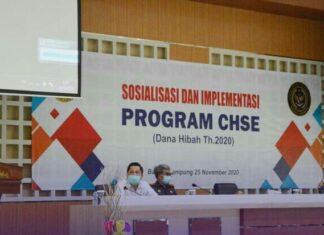 “Walikota Bandar Lampung Buka Acara Sosialisasi dan Implementasi Program CHSE”