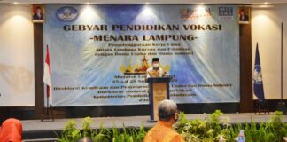Walikota Bandar Lampung Hadiri Acara Gebyar Pendidikan Vokasi Menara Lampung, Di Sheraton Lampung Hotel Yang Diselenggarakan Oleh Kemendikbud