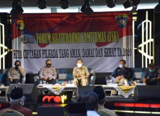 Forum Silaturahmi Kamtibmas Metro, Siap Sukseskan Pilkada Tahun 2020 Di Tengah Pandemi