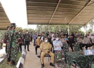 Usai Sambut KASAD TNI AD, Bupati Mulyadi Irsan Hadiri Puncak Latancab Kartika Yudha