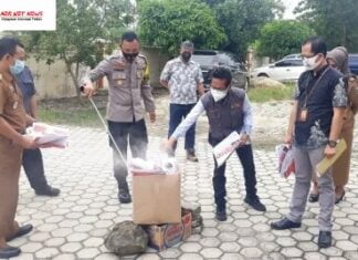 KPU Lamtim Musnahkan 1.156 Lembar Surat Suara yang Rusak