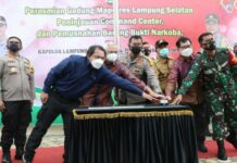 Polres Lampung Selatan Mulai Menempati Gedung Baru Dikelurahan Way Urang, Setelah Diresmikan Oleh Kapolda