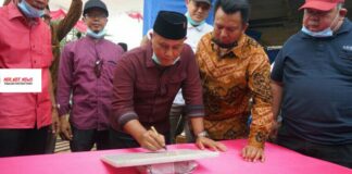 Bupati Lampung Selatan Resmikan Tempat Pemancing Umum Milik Tokoh Masyarakat di Palas