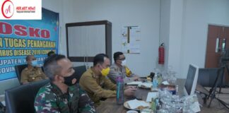 Bupati Raden Adipati Surya Mengikuti Rakor Kesiapan Pemungutan Suara Pilkada 2020 Melalui Daring