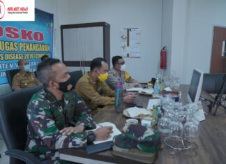 Bupati Raden Adipati Surya Mengikuti Rakor Kesiapan Pemungutan Suara Pilkada 2020 Melalui Daring