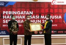 Kota Metro Meraih 5 Penghargaan Berturut-turut Atas Kota Peduli HAM