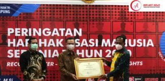 Kota Metro Meraih 5 Penghargaan Berturut-turut Atas Kota Peduli HAM