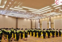 Walkot Metro Hadiri Program Wisuda Sarjana Keperawatan Dharma Wacana Metro