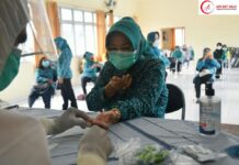 TP PKK Metro Selenggarakan Repit Tes Gratis Bagi Kaum Perempuan Untuk Mempringati Hari Ibu