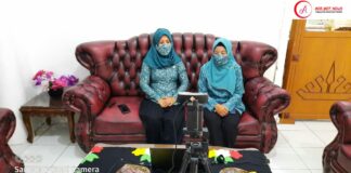 Wakil Ketua II TP-PKK Way Kanan, Ikuti Vcon Kader PKK dan Kader Dasawisma Provinsi Lampung Tahun 2020