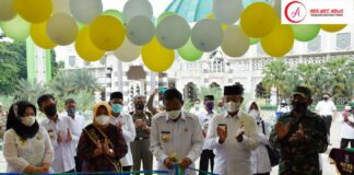 Walikota Metro Resmikan POCADI Di Taman Merdeka Kota Metro