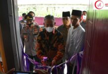 Wali Kota Metro Hadiri Peresmian Kantor SMSI