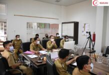 Sekda Saipul Ikuti Vicon Sosialisasi Permendagri Nomor 72 Tahun 2020