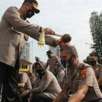 Beberapa Personil Polresta Bandar Lampung Dapat Kenaikan Pangkat