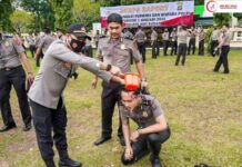 Selamat Kepada 75 Personil Polri Polres Way Kanan Naik Pangkat