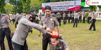 Selamat Kepada 75 Personil Polri Polres Way Kanan Naik Pangkat