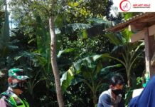 Babinsa Koramil 427-01/pkr Menghimbau Kepada Masyarakat Tj. Mas Untuk Melaksanakan 4M