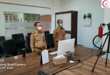 Sekda Way Kanan Ikuti Rakor Kesiapan Vaksinasi C-19 Dan Penegakan Prokes Th 2021